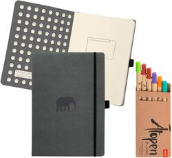 Dingbats Wildlife Grey Elephant Notebook by Dingbats..Paperback